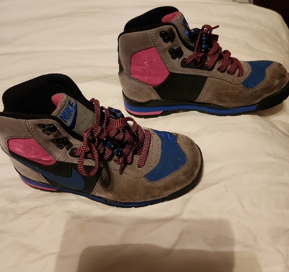 Hike Nike Vintage 80s 90s OG Nike Son Of Lava High Hiking Boots - Picture 2 of 10